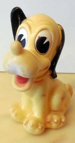 Vintage rubber toy pupazzo - rubber,