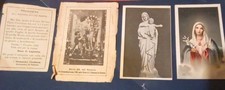 PALERMO Santini Mad. Rosario Ruffoni.. e Preghiera 1918 Mons. Lagumina 4CARD RAR