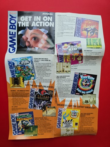 Nintendo game boy konami - game,