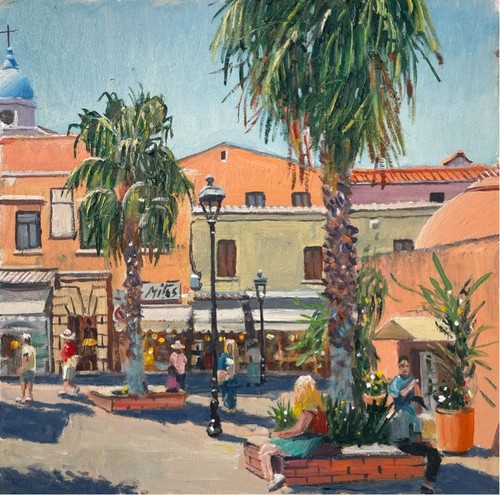 Creta chania streets - chania, grecia