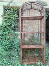 Libreria ARCO GRANDE cm183 ! Etagere Scaffale Vimini Bambù Rattan Antica Vintage