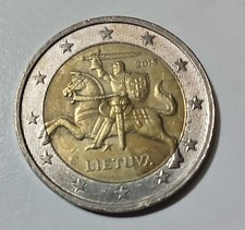 Moneta Da 2 Euro Rara Lietuva Lituania 2015