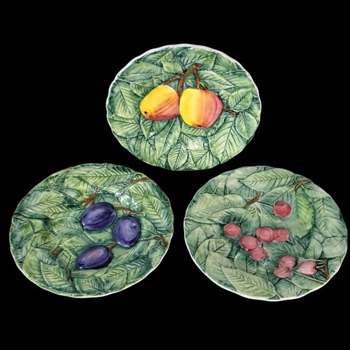Set tre piatti foglie - tre, 8”