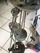 lampadario antico in ottone