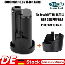 Batteria agli ioni di litio 10,8 V 3,0 Ah per Bosch BAT411 BAT412 BAT413 GSR GDR GSA PSR 10,8 V-LI
