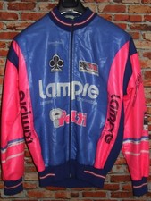 LAMPRE POLTI MAGLIA BICI GIACCA JACKET CICLISMO PILE SINTETICO tg. XL