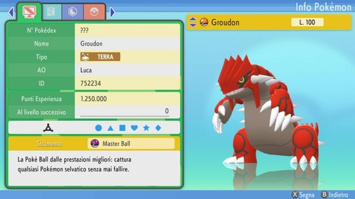 Groudon 6iv masterball - +,