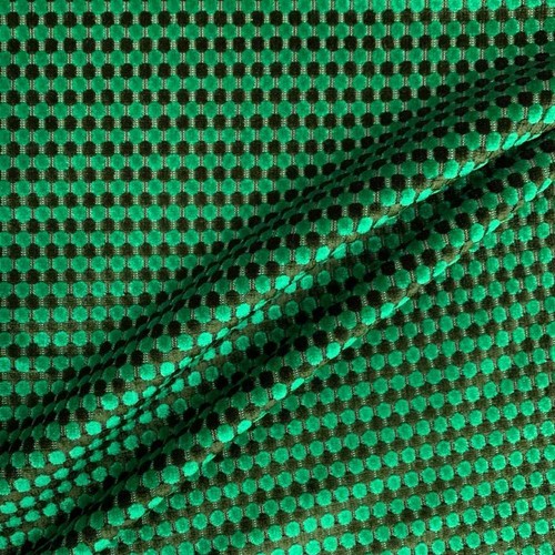 Tessuto velluto dralon verde - dralon,