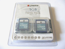 2 x 1 GB Secure Digital Card