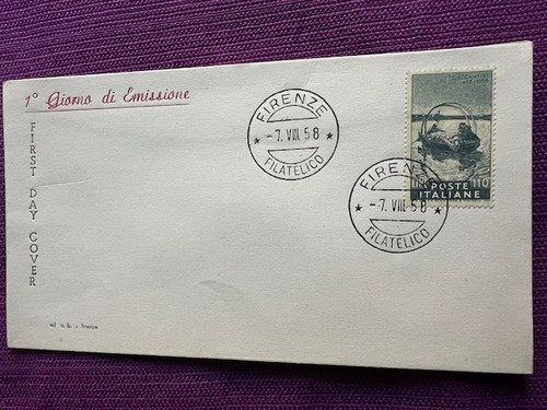 Italia fdc 1958 segantini - italia,