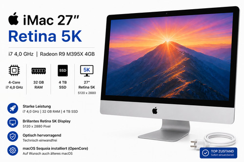 Apple imac intel i7 - imac, 27"