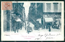 Firenze Città Via Calzaiuoli Carrozza cartolina WX0456
