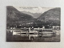 m) Cartolina formato piccolo Capo e Sala Como piroscafo Lecco 