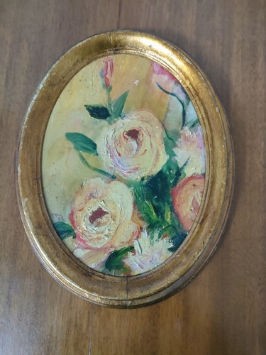 Quadretto ovale pittura - pittura, ad