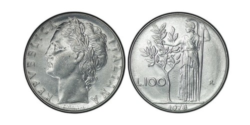 Lotto monete 100 lire varie - lotto,