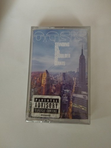 Oasis standing on the - -,