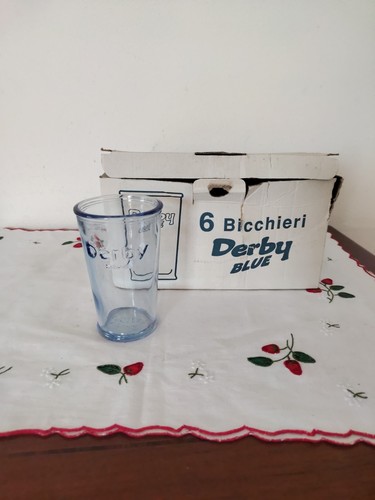 Set bicchieri derby blue - set,