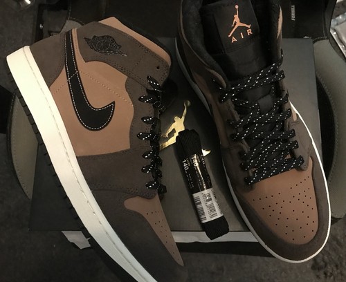 Nike air jordan mid - 1, marrone