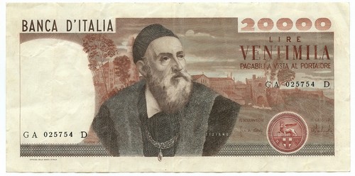 20000 lire banca - banca, d'italia
