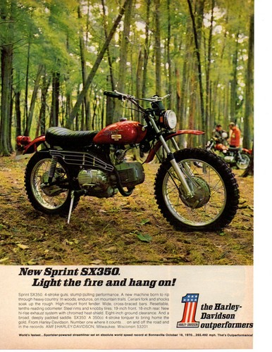 Harley davidson sx350 - harley-davidson, sprint