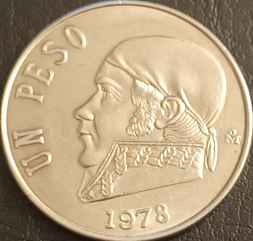 Messico grossa moneta peso - messico,