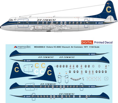 Vickers viscount 808c air - viscount, vc-808c