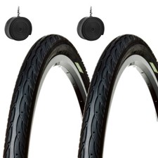 2 COPERTONI 26 X 1.95 + CAMERE PNEUMATICI STRADALI 50-559 GOMME SLICK 26” MTB