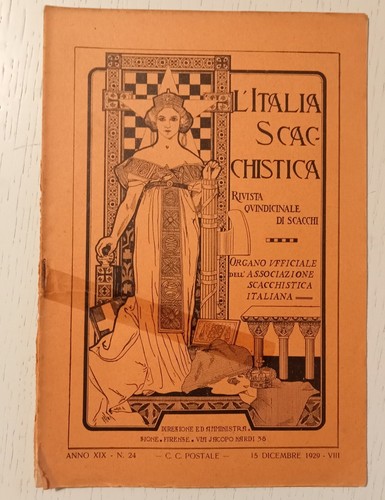 Italia scacchistica annata - l'italia,