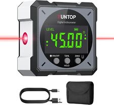 Inclinometro Digitale Ricaricabile Laser Bilaterale LCD Livella Costruzione