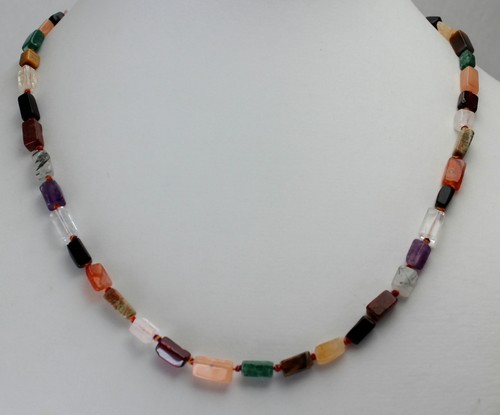 Collana con colorati natura - con,
