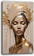 Quadro Moderno Soggiorno Verticale Astratto Donna Volto Quadri Moderni Di Tela C