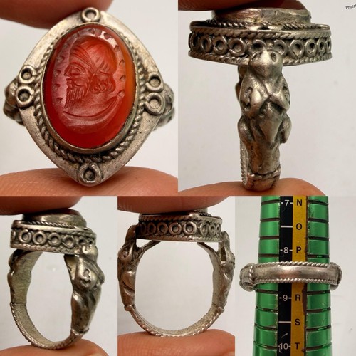 Anello ritratto corniola - anello,