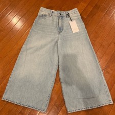 Zara Denim vita alta gamba