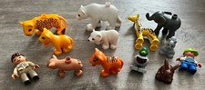Lego Duplo Zoo Animali Figure Elefante Ghepardo Giraffa Orso Polare Tigre Lotto #2