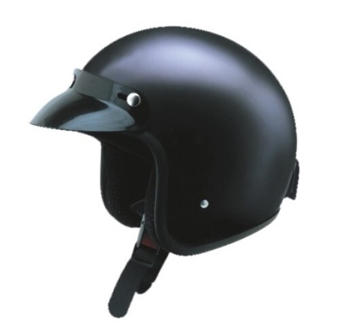 Casco jet nero opaco harley - casco,