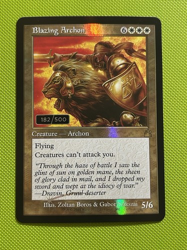 Mtg rvr blazing archon - -,