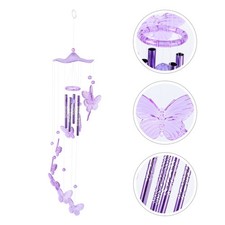  1PC Butterfly Wind Chime Hanging Decor Home Cortile Artigianato decorativo