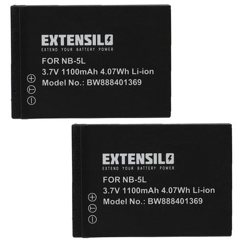 Batteria per canon - 2x,