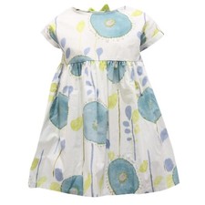 8864R vestito bimba IL GUFO multicolor abito manica corta dress kid