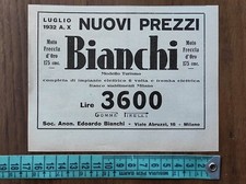 Antica pubblicità del 1932