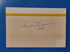 ERNESTO TRECCANI AUTOGRAFO
