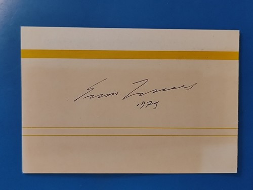 Ernesto treccani autografo - treccani,