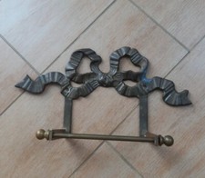 Porta Rotolo Metallo Vintage Fiocco Shabby Decò Romantico .