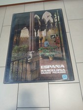 Vintage 1967 Travel Poster Espana Barcelona Museo Picasso 62 x 99 cm