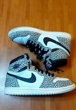 Nike Air Jordan 1 Retro High OG Bianco Cemento DZ5485-052 Uomo Taglia 41 