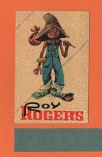Adesivo Vintage Sticker Autocollant Aufkleber ROY ROGER'S Original Jeans