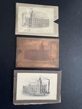 Falcon Mill antica / vintage incisione / piatto stampa rame e prova / stampe