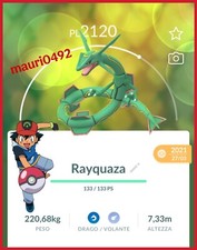 Pokémon rayquaza scambio - go,