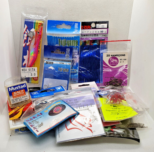 Lotto stock materiale pesca - stock,