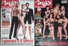 Max Rivista Febbraio Marzo 2002 Paola Barale Fabio De Luigi Syusy Blady Gattuso